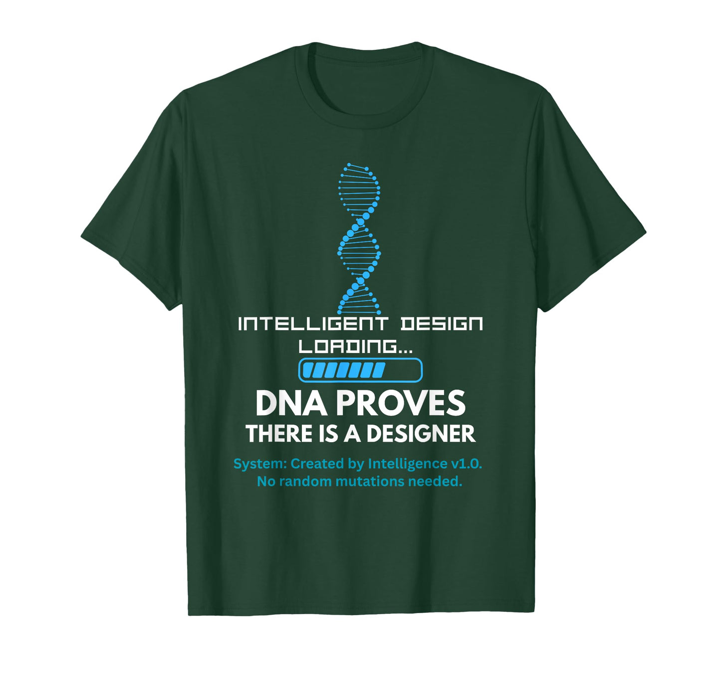 DNA Intelligent Christian Catholic Faith for Men,Women&Teens T-Shirt