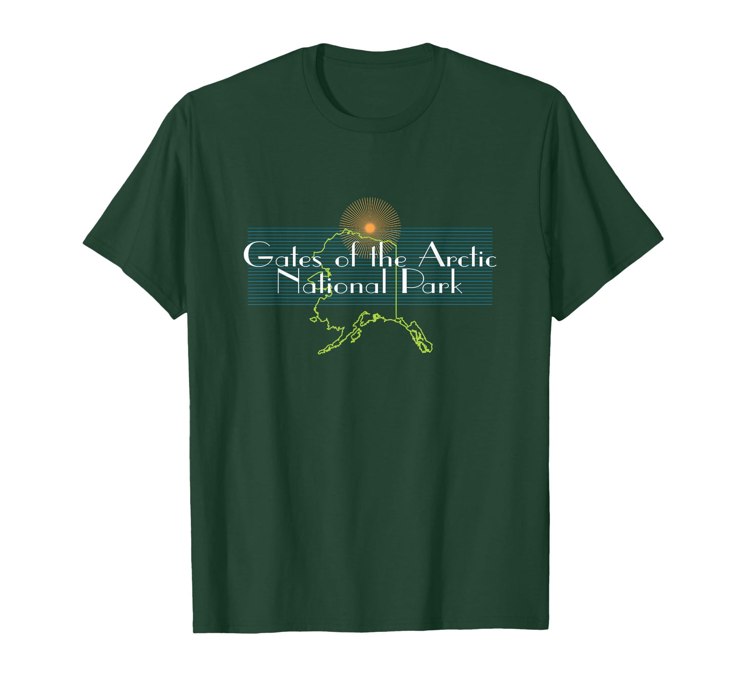 Gates of the Arctic National Park Alaska USA Travel Souvenir T-Shirt