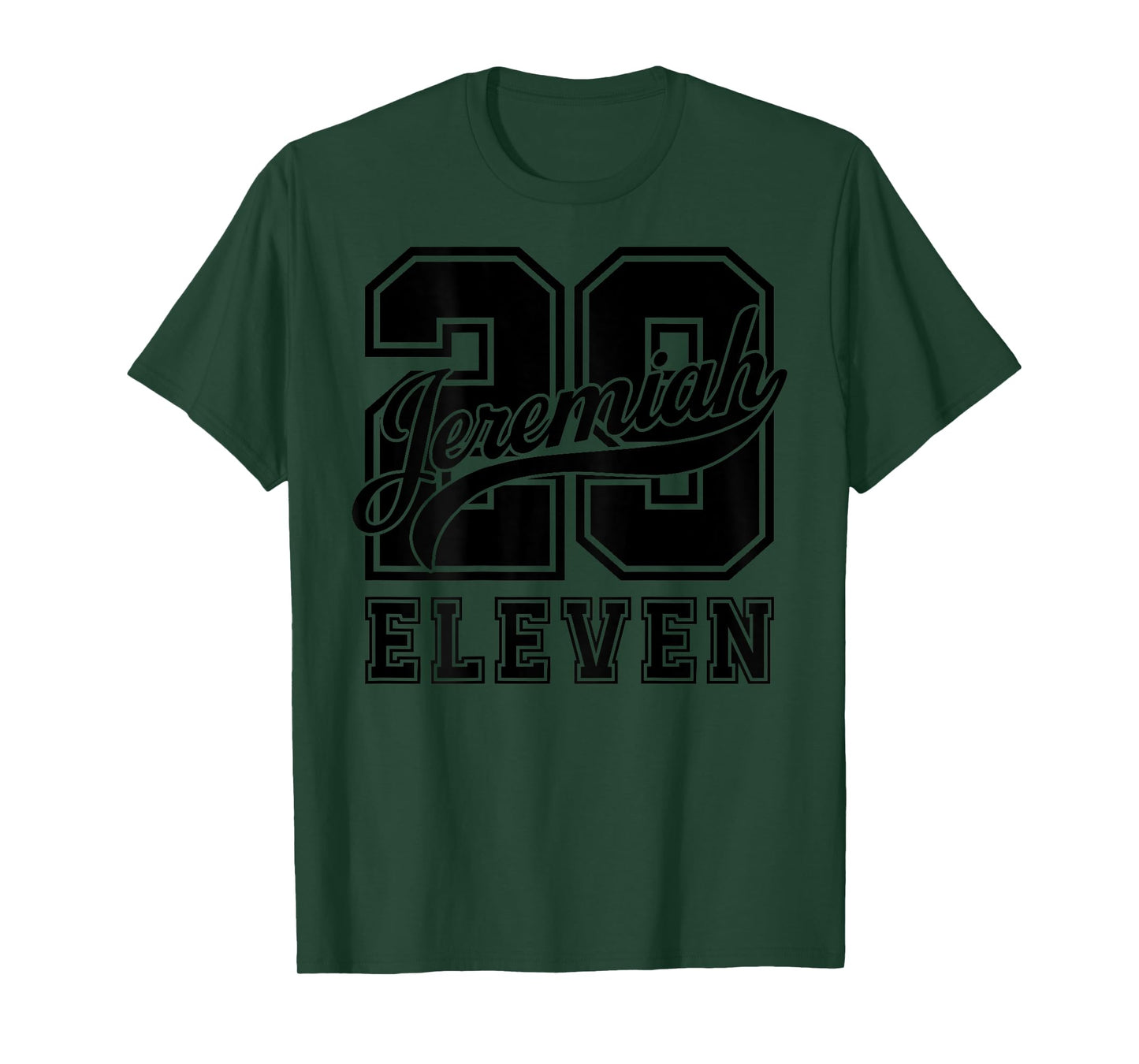 Bible Verse Jeremiah 29:11 Jersey Look Christian T-Shirt