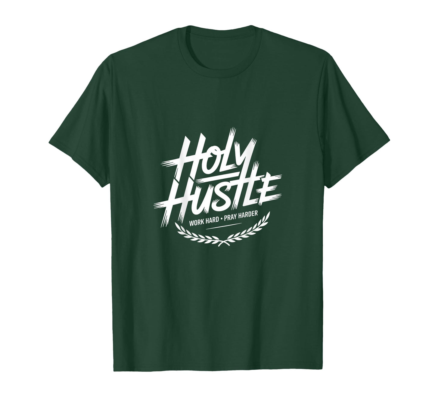 Holy Hustle Work Hard Pray Harder Christian T-Shirt