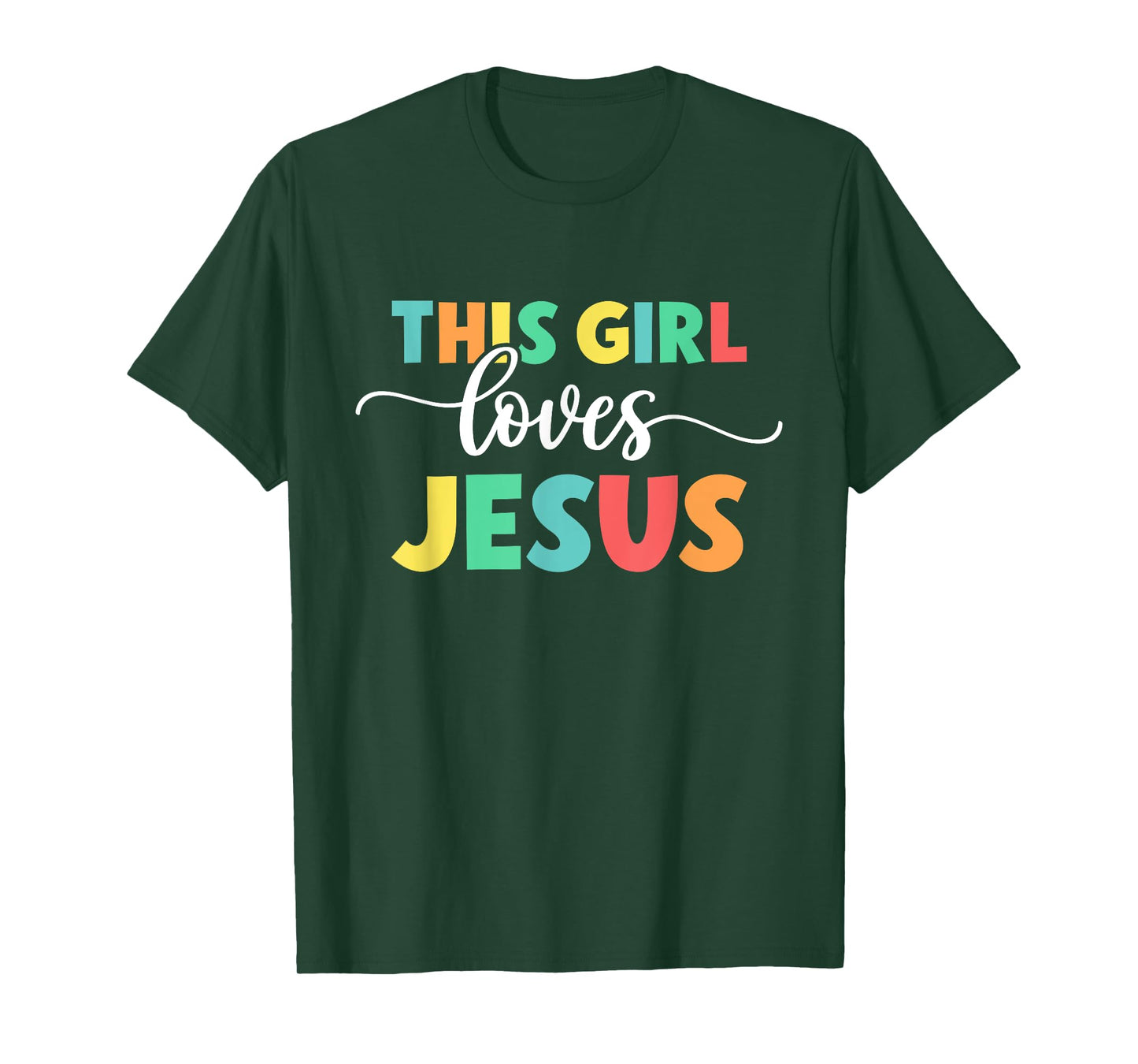 Christian Faith God This Girl Loves Jesus T-Shirt