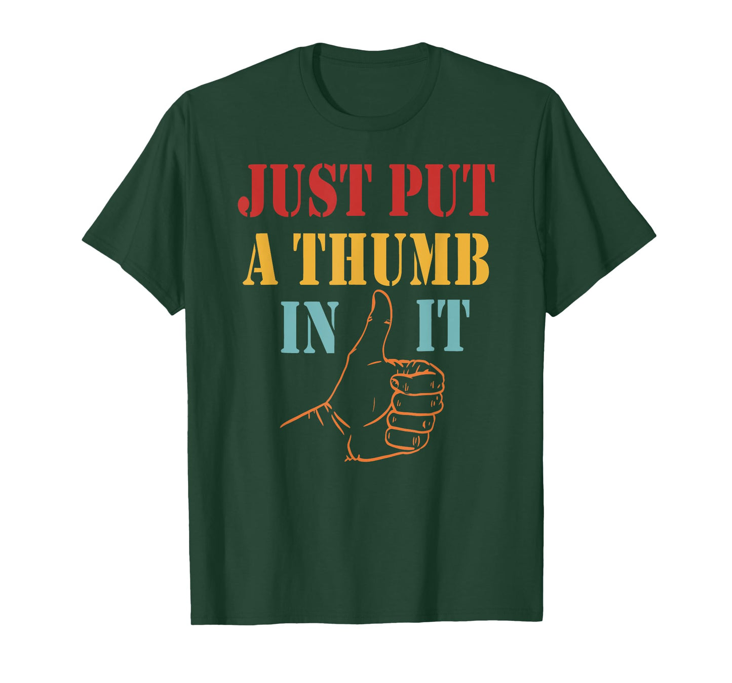 Ammo Gun Lovers Just Put A Thumb In It Retro T-Shirt