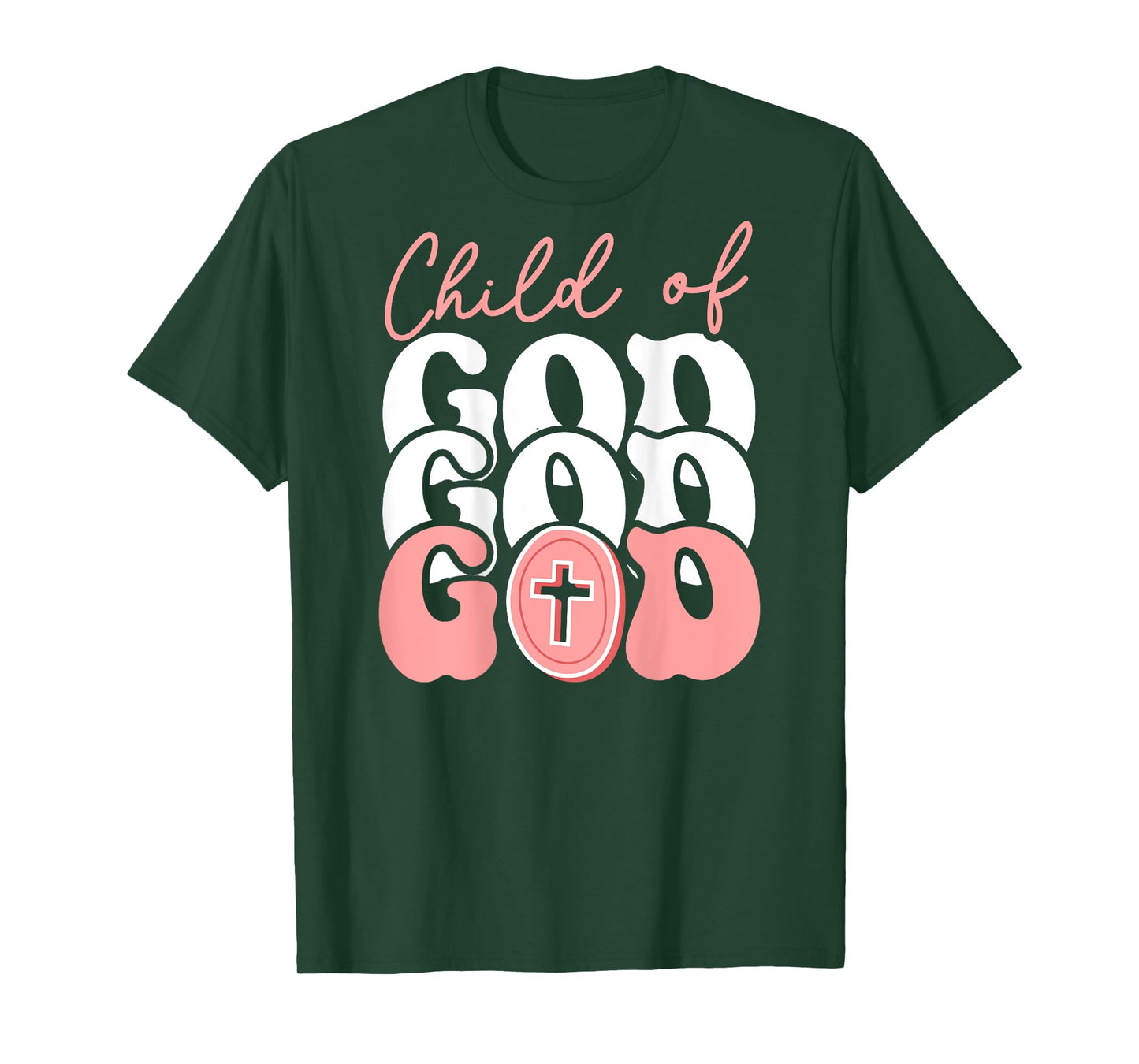 A Child of God The Way The Truth The Life Jesus Art ON Back T-Shirt