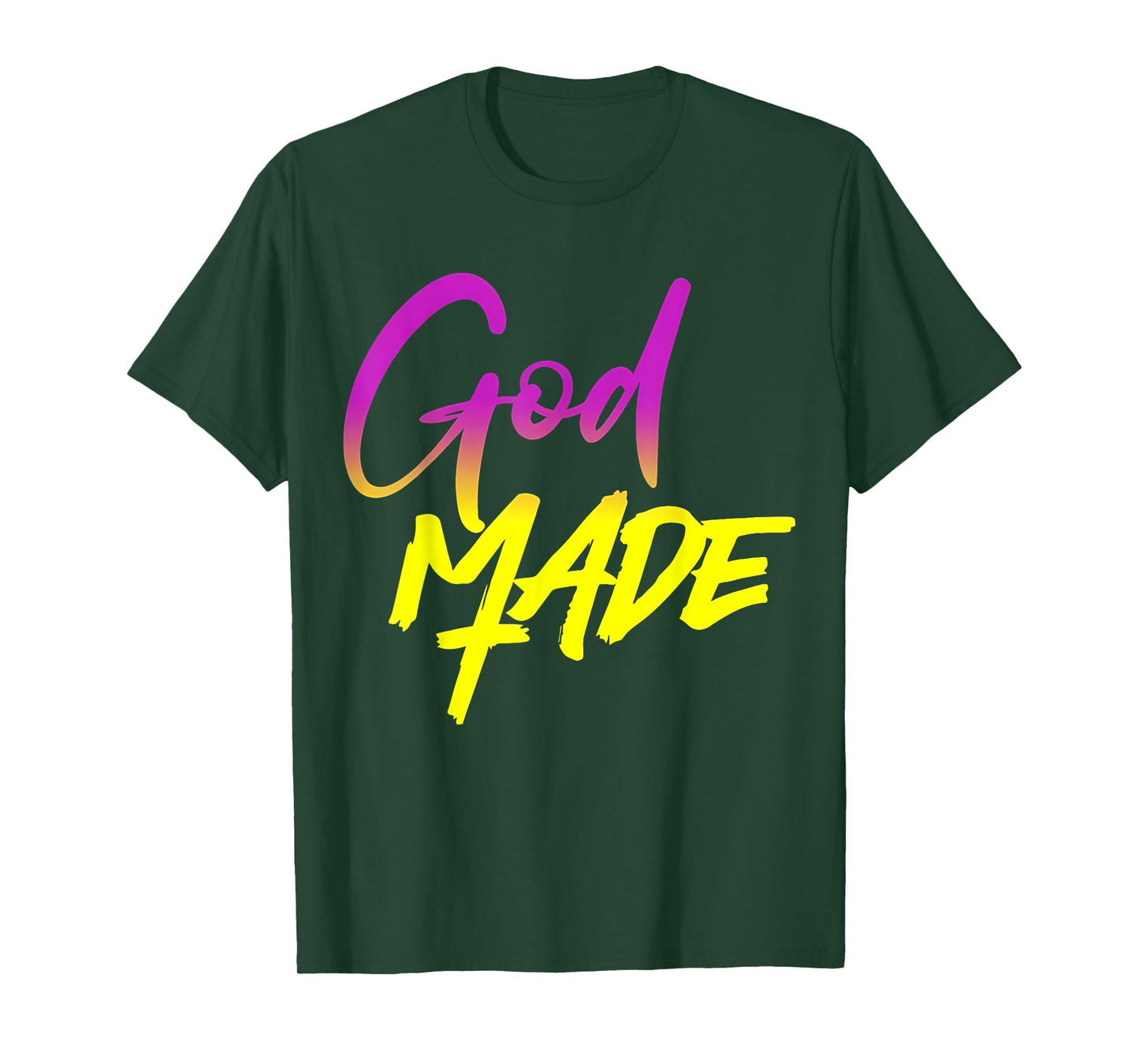 God Made Jesus Cross Vintage Christian Gift T-Shirt