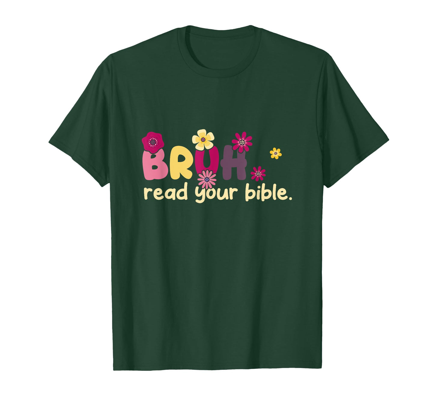 Bruh Meme Read Your Bibles God Funny Christian Church T-Shirt