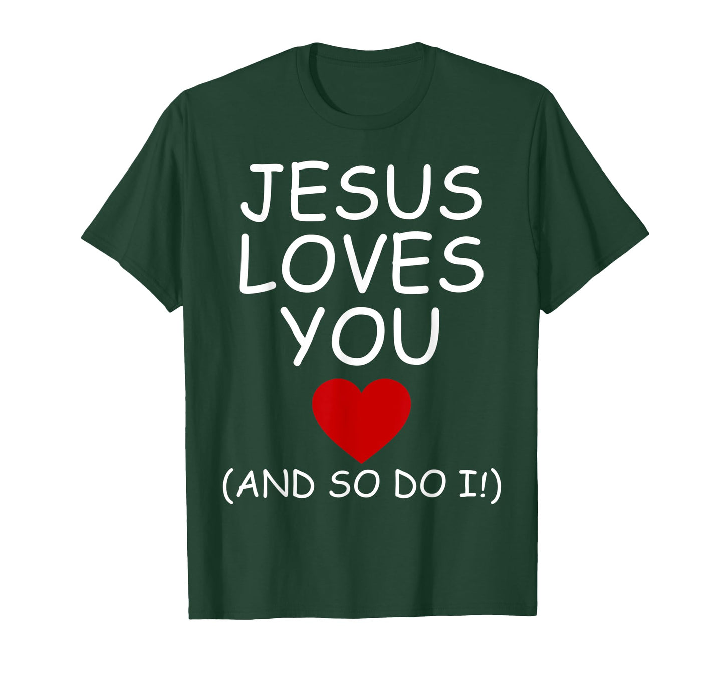 Funny Jesus Loves You and So Do I Jesus Christian Religious T-Shirt