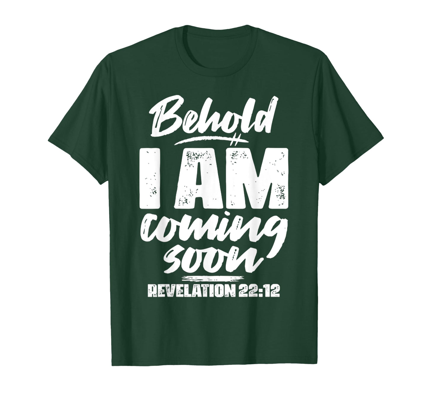 Vintage Revelation 22 12 Behold I Am Coming Soon Tee T-Shirt