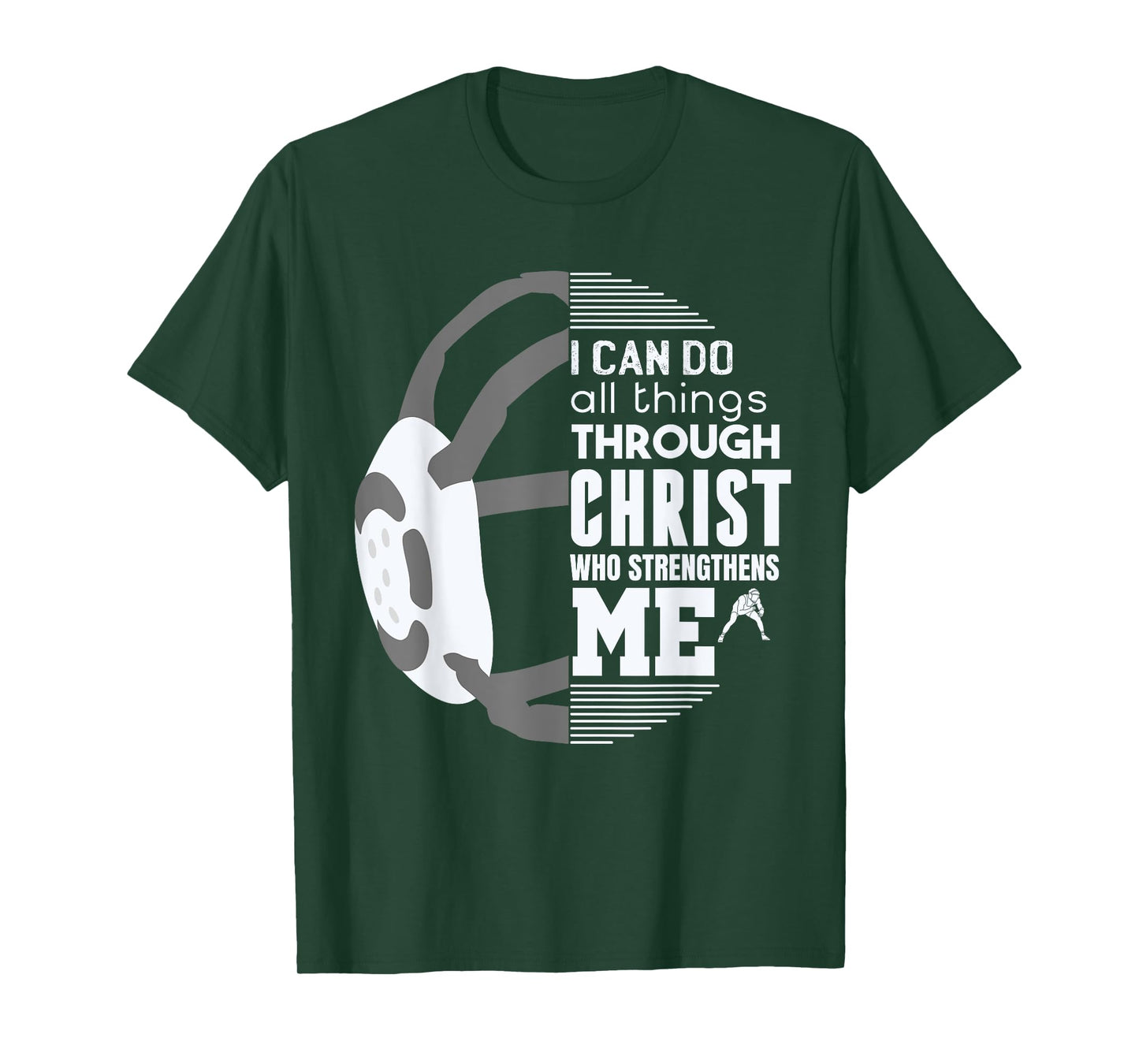 Christian Wrestling, Motivational Christian Wrestling T-Shirt
