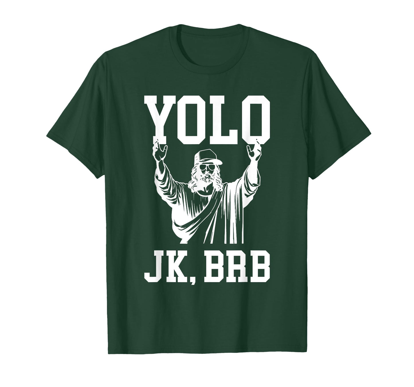 Yolo JK BRB Jesus Resurrection Christians Easter Day T-Shirt