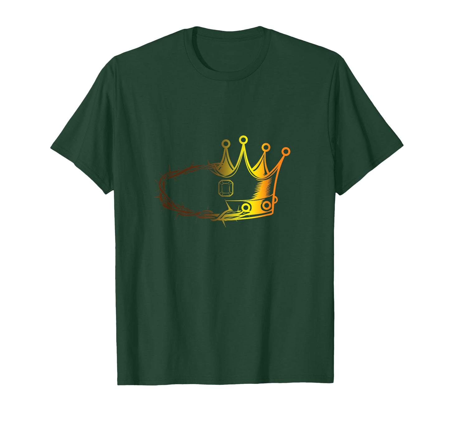 God Follower Catholic Christian Biblical Jesus Thorn Crown T-Shirt