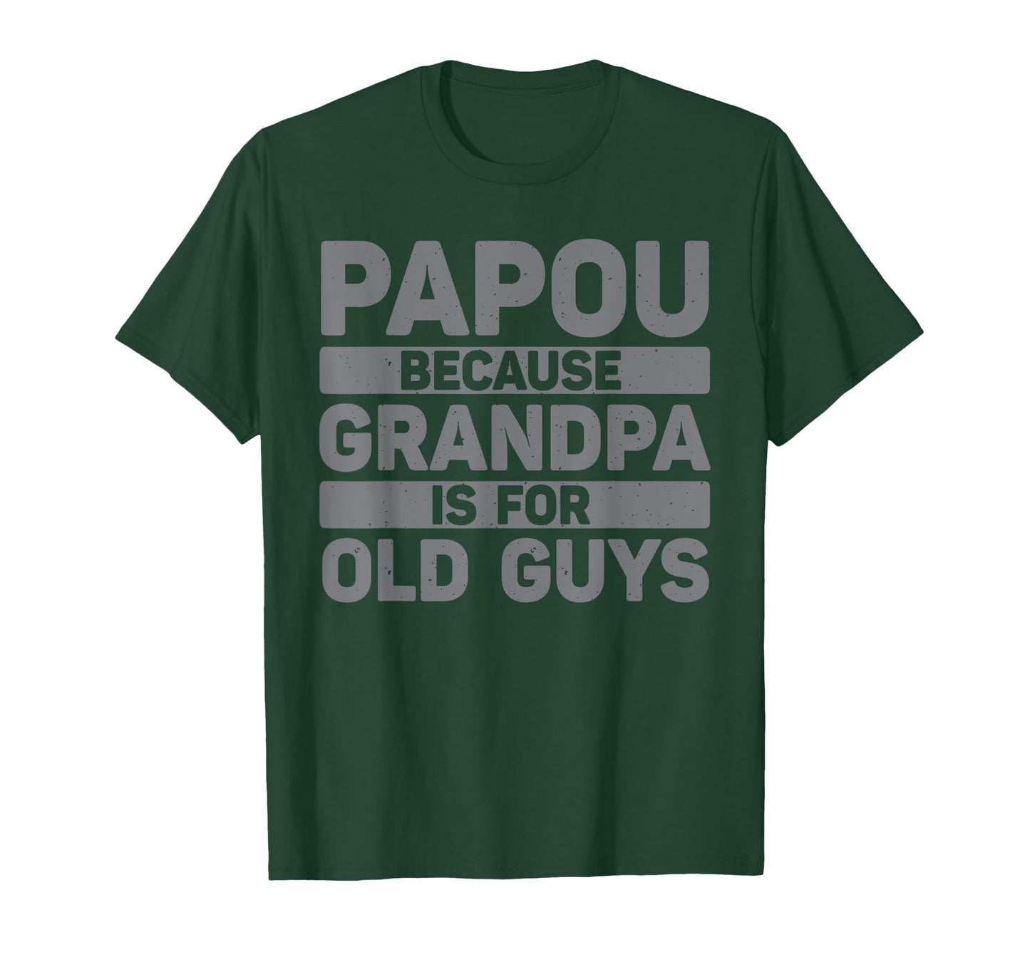 Papou Design For Grandpa From Grandkids Father's Day Papou T-Shirt