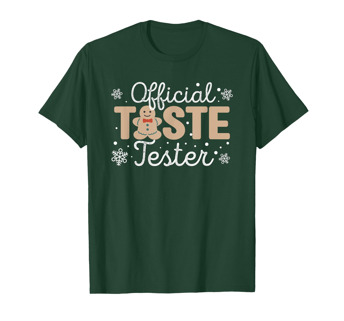 Official Taste Tester Gingerbread Christmas Cookie Baking T-Shirt