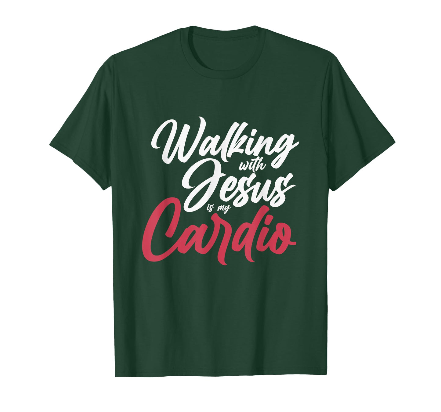 Walking With Jesus Is My Cardio Prayer T-Shirt