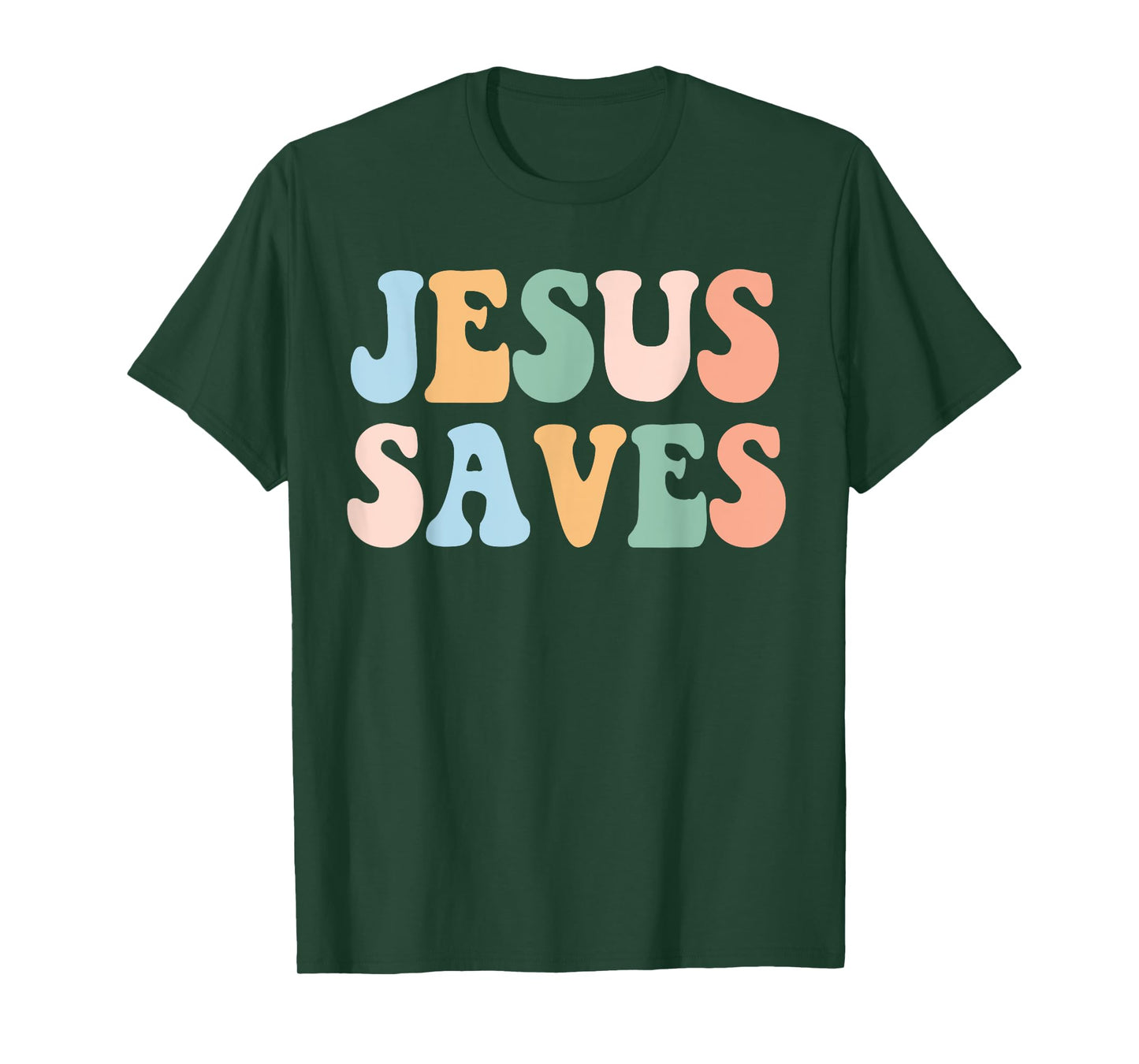 Jesus Saves Christian Retro Vintage T-Shirt