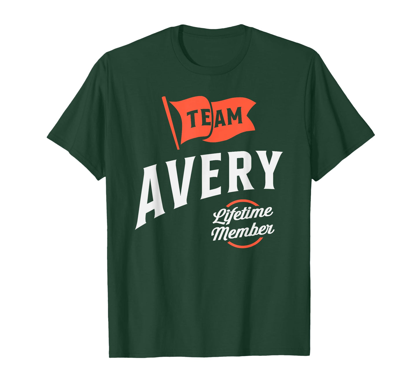 Team Avery Lifetime Member Personalized Name Avery T-Shirt