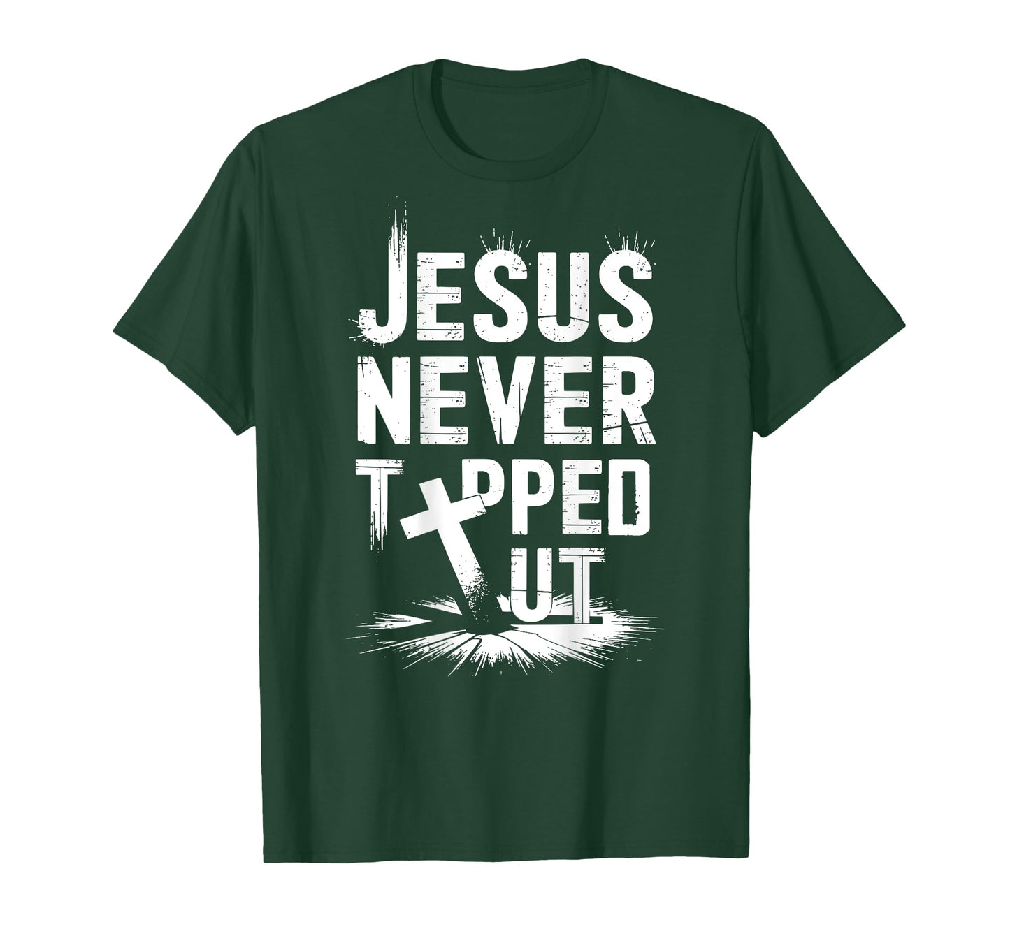 Jesus Never God Says You Bless The Way The Truth ART ON BACK T-Shirt
