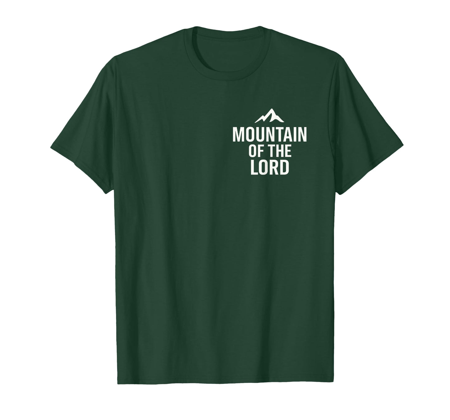 Mountain of The Lord | Christian Faith Minimalist T-Shirt