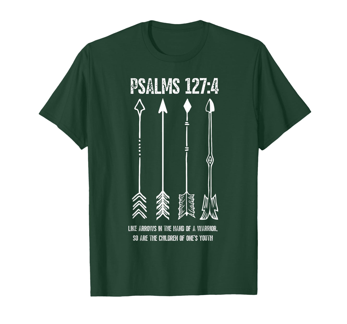 Raising Arrows Psalm 127;4 Mothers Day Christian Bible Verse T-Shirt