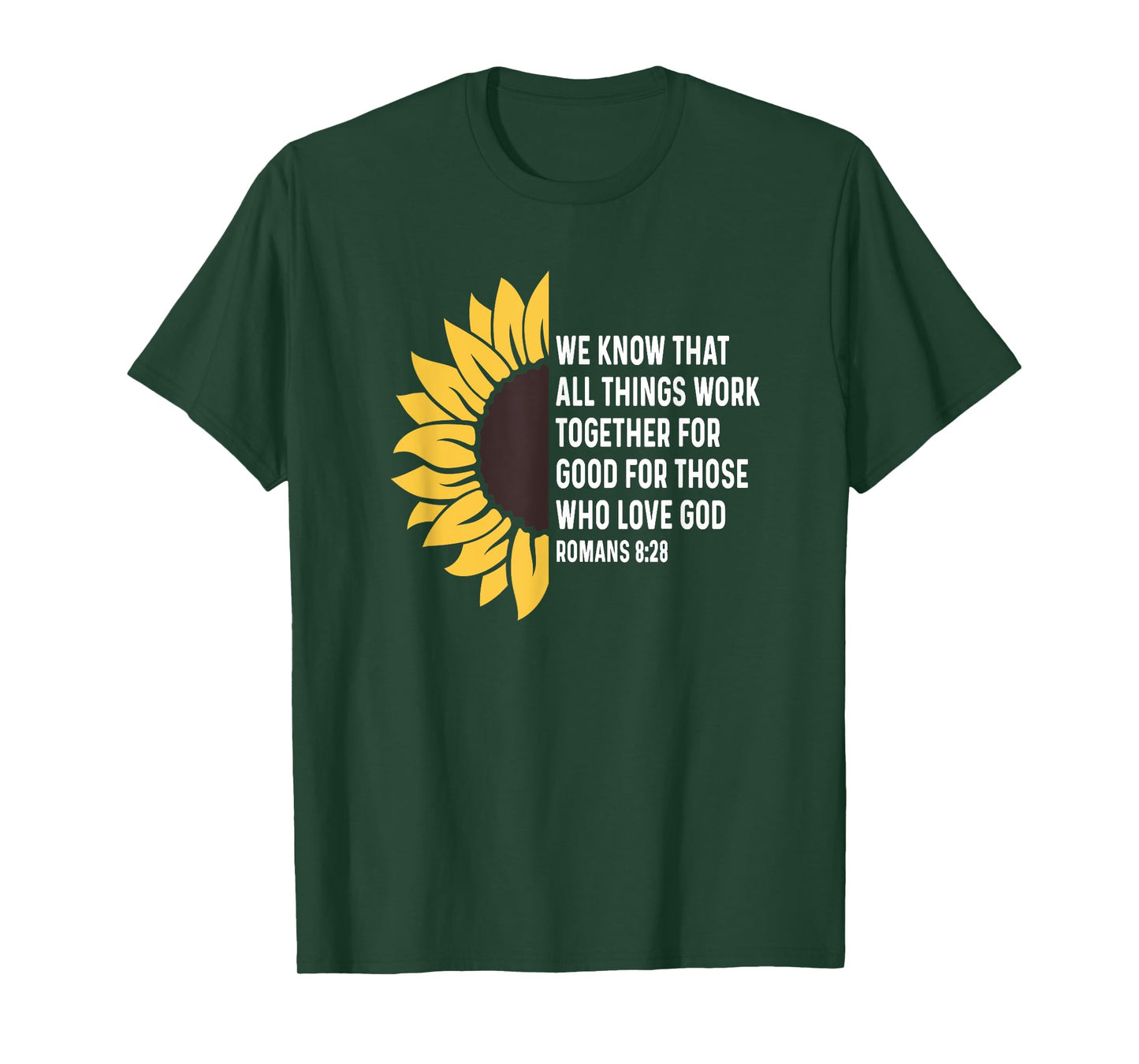 Romans 8:28 8 28 God Jesus Religious Quote Christian Salty T-Shirt