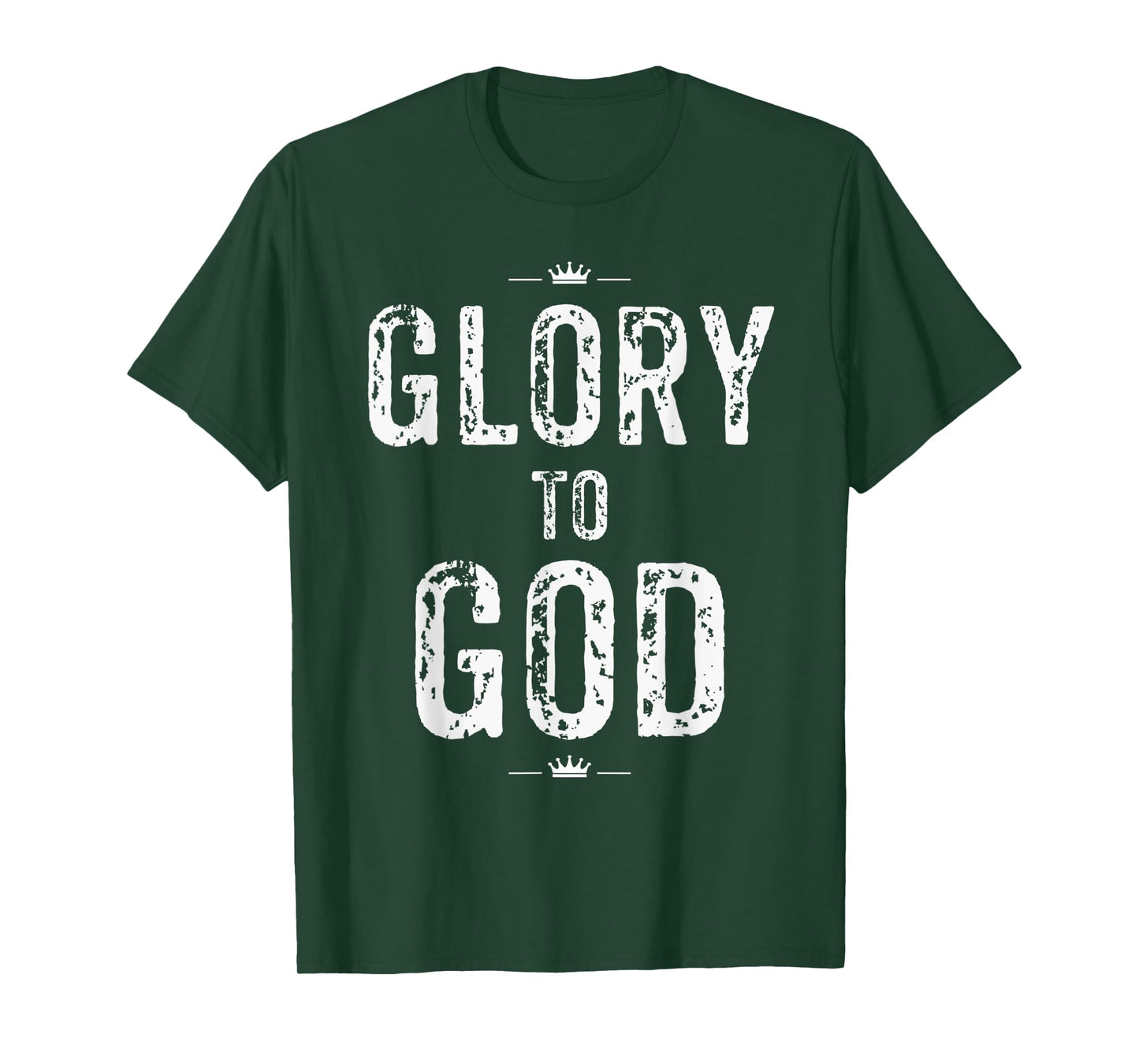 Christian T Shirt Glory to God Faith and Inspirational T-Shirt