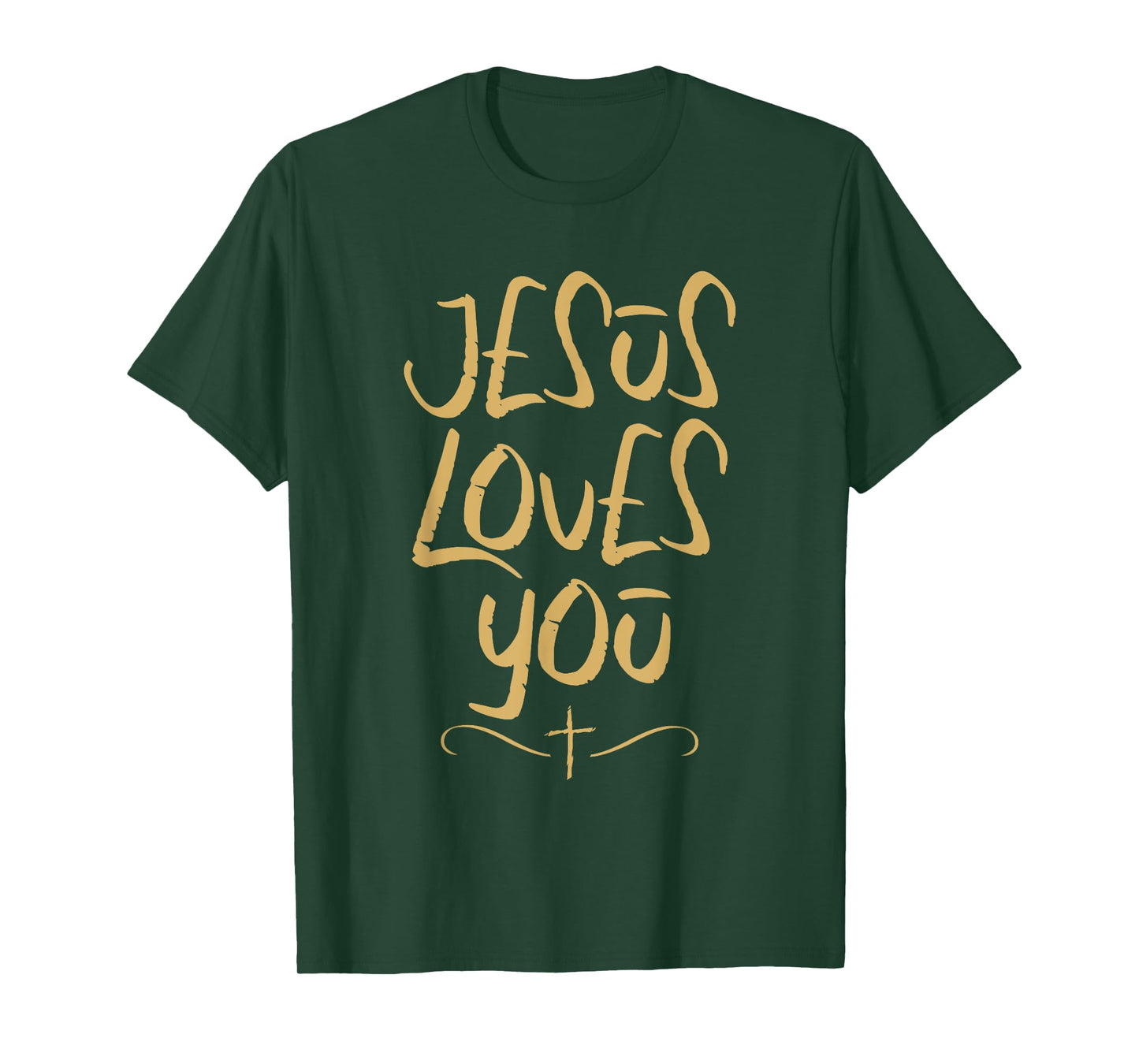 Jesus Loves You Cross Christian Faith Jesus Christ T-Shirt