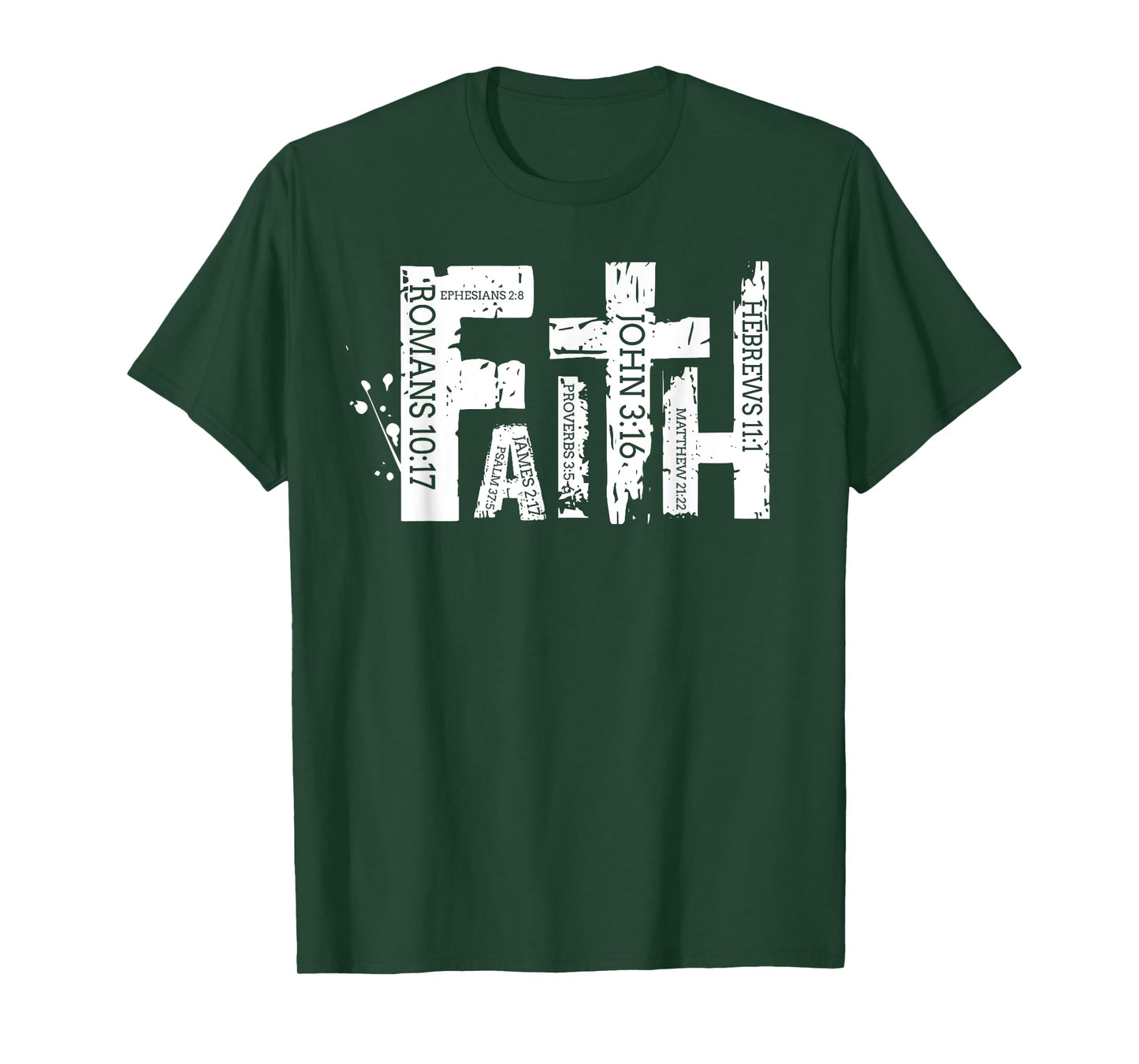 Retro Christian Faith Bible Verse Religious Christian Cross T-Shirt