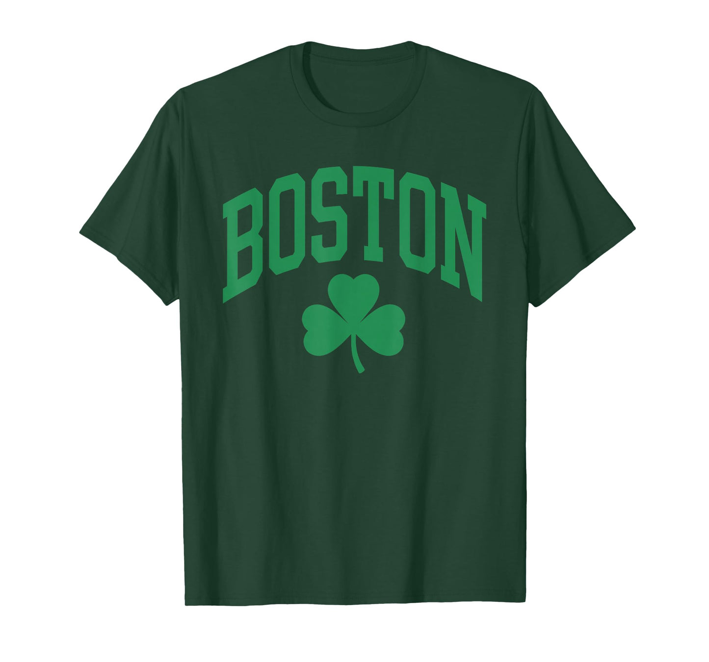Boston St Patricks Day Shamrock T-Shirt - T-Shirt | Forest