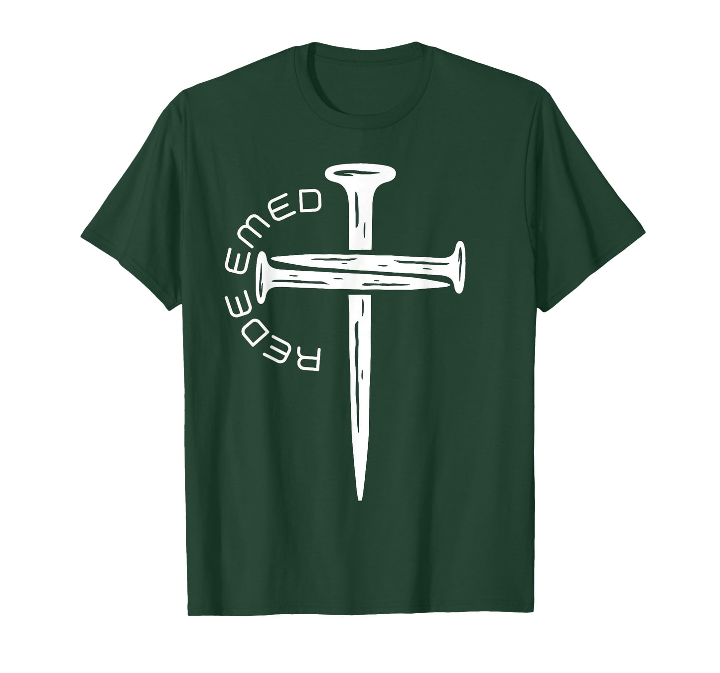 Redeemed Jesus Christian Cross God Faith Bible Religious T-Shirt
