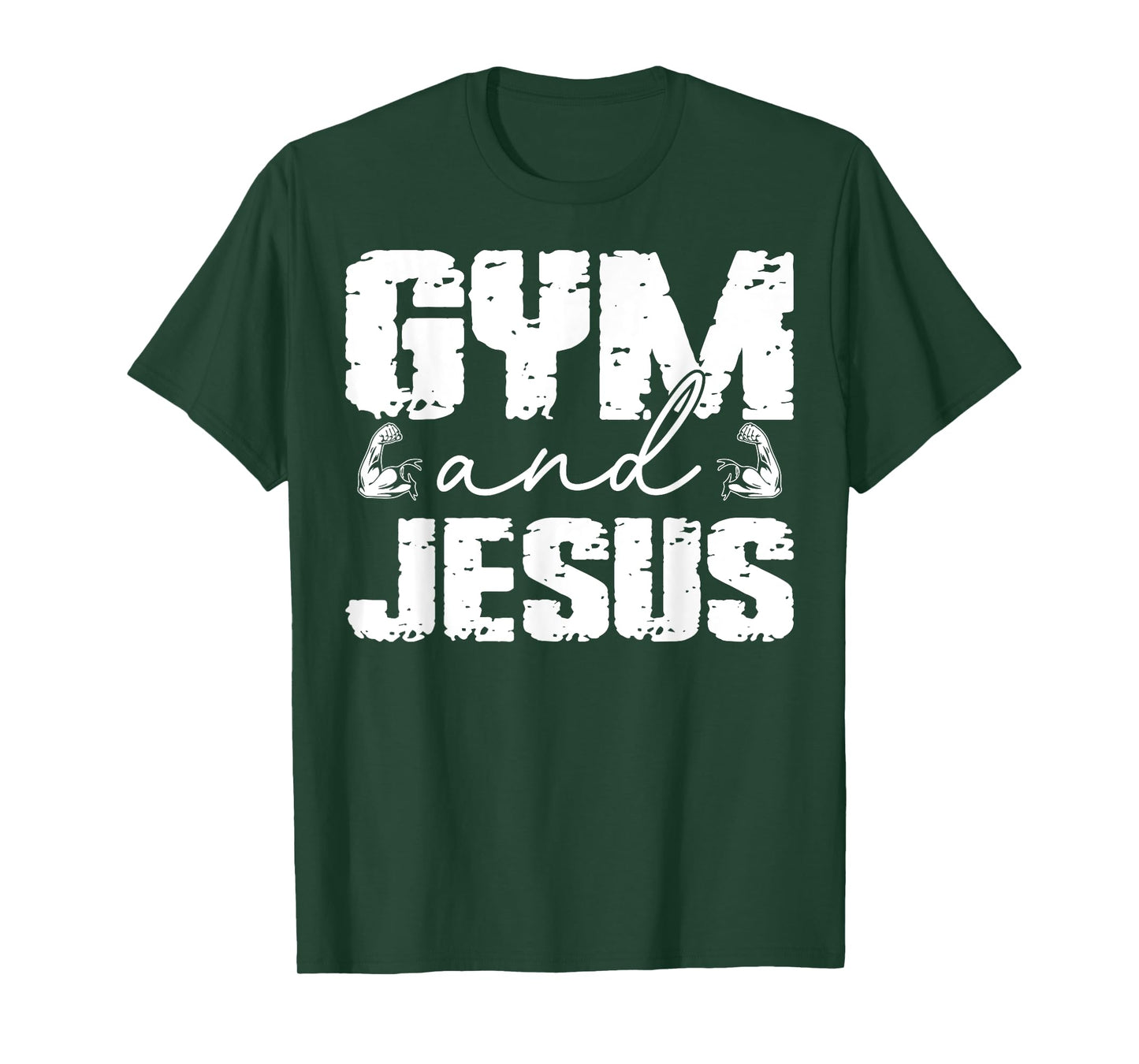 Christian Lovers Gym and Jesus Faith Fitness Gym and Jesus T-Shirt