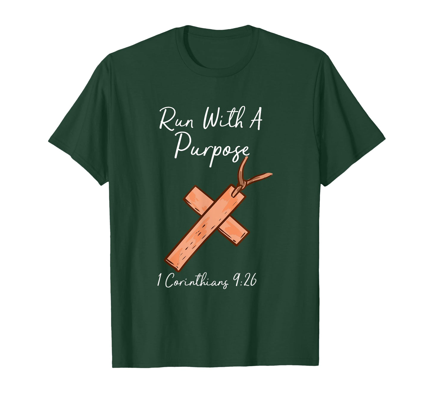 Run With A Purpose I Christianity I Christian Faith T-Shirt