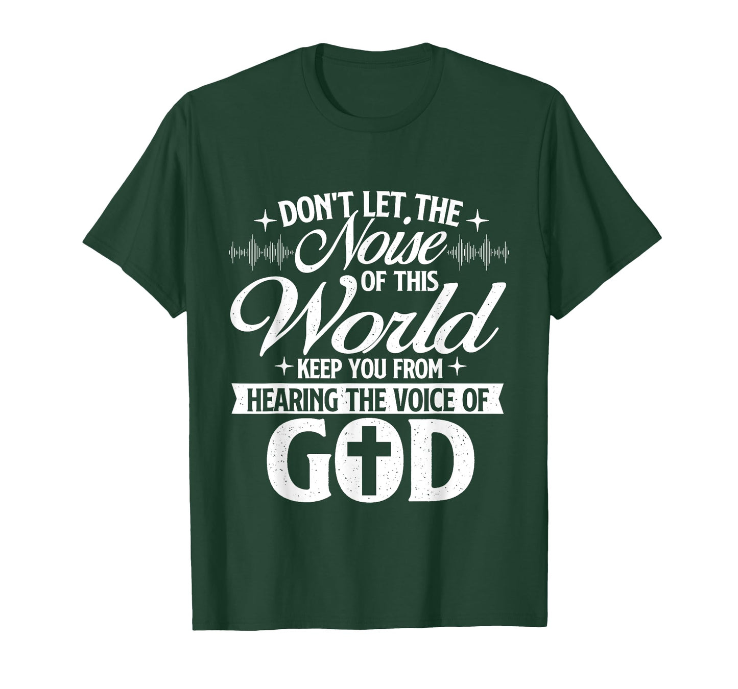 The Voice Of God - Christian Faithg Religion Jesus Christ T-Shirt