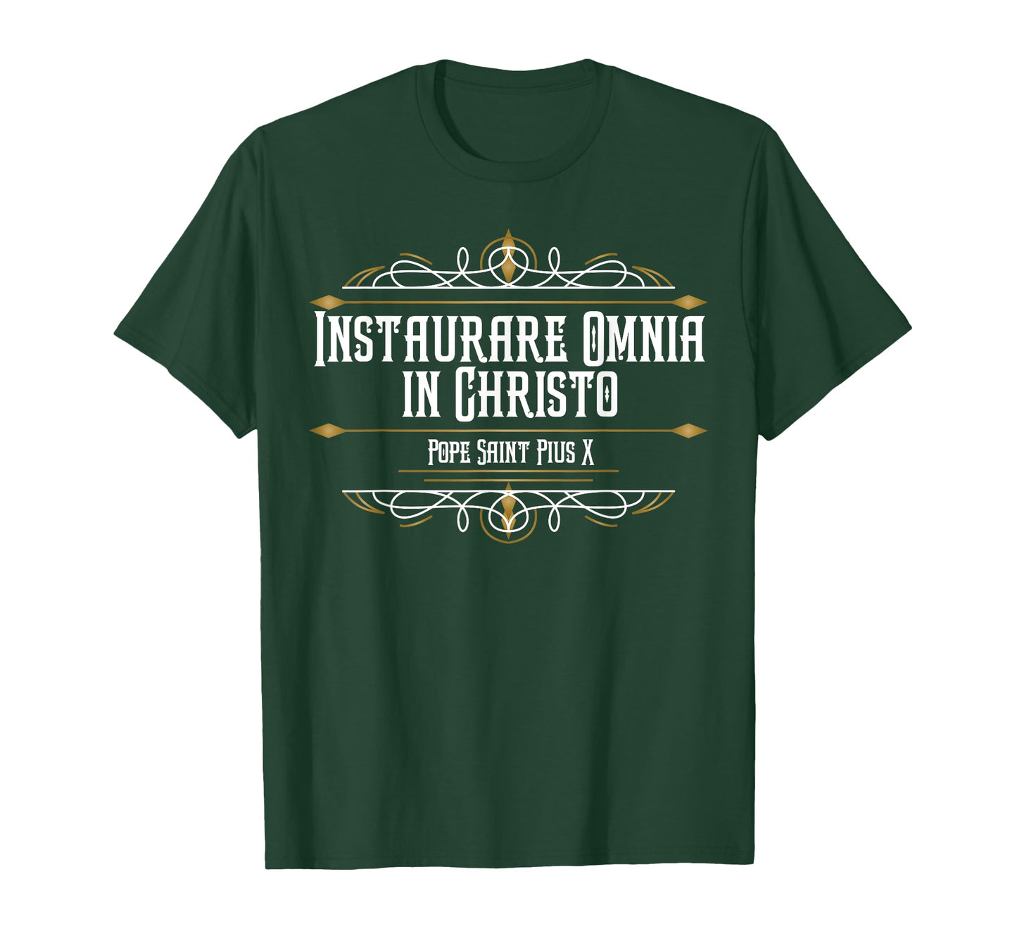 Pope St Pius X Catholic Saint Traditional Latin Mass T-Shirt