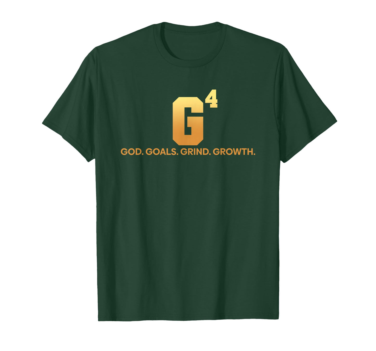 G4 God Goals Grind Growth Christian Quote T-Shirt