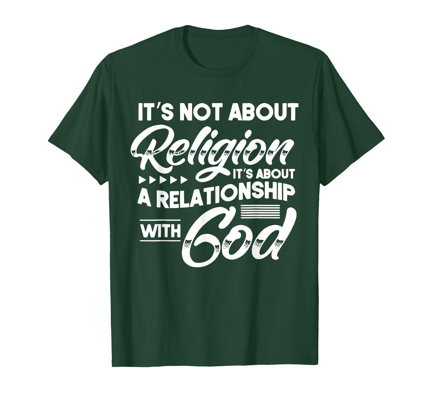 It's Not A Religion It's A Relationship Christian Jesus God T-Shirt