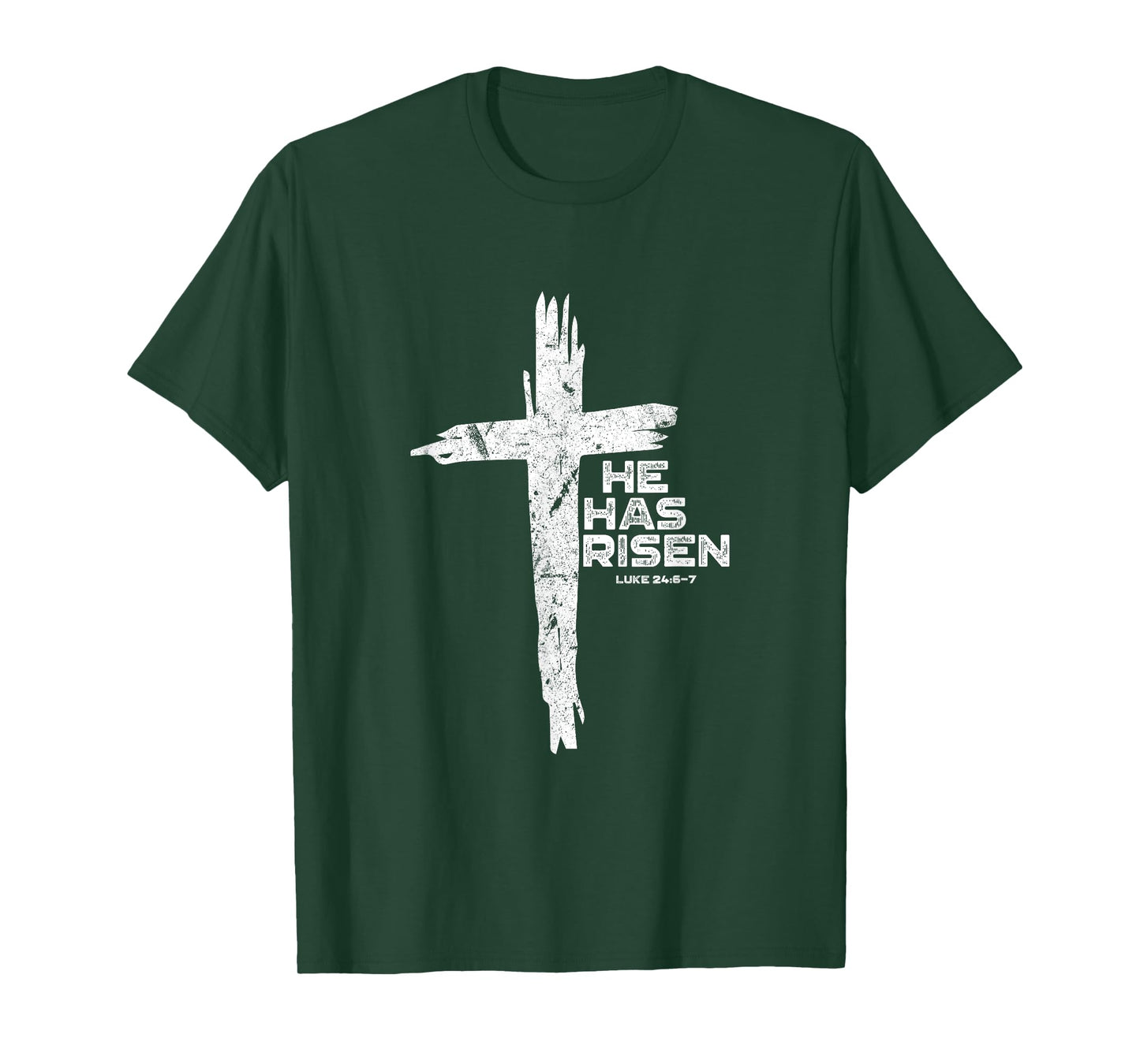 Happy Easter Jesus He Has Risen Religious Christian T-Shirt