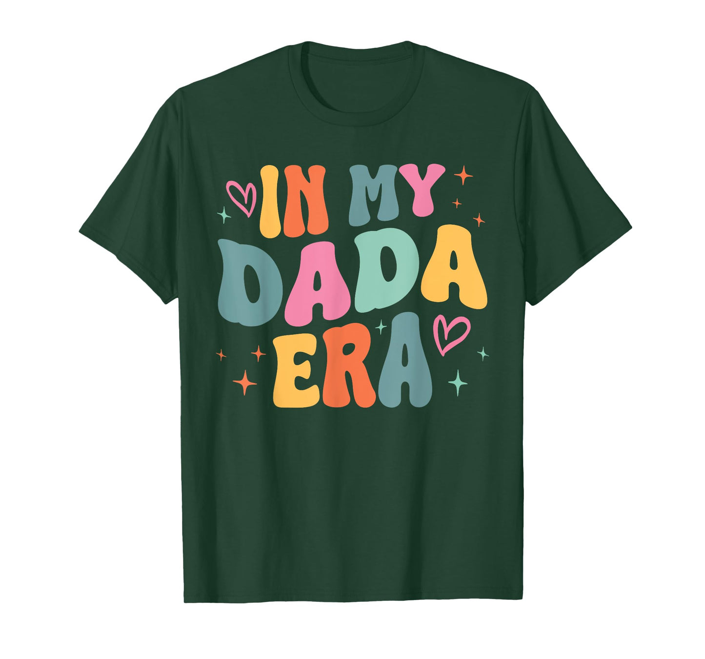 Retro Groovy In My Dada Era Funny Family Matching T-Shirt
