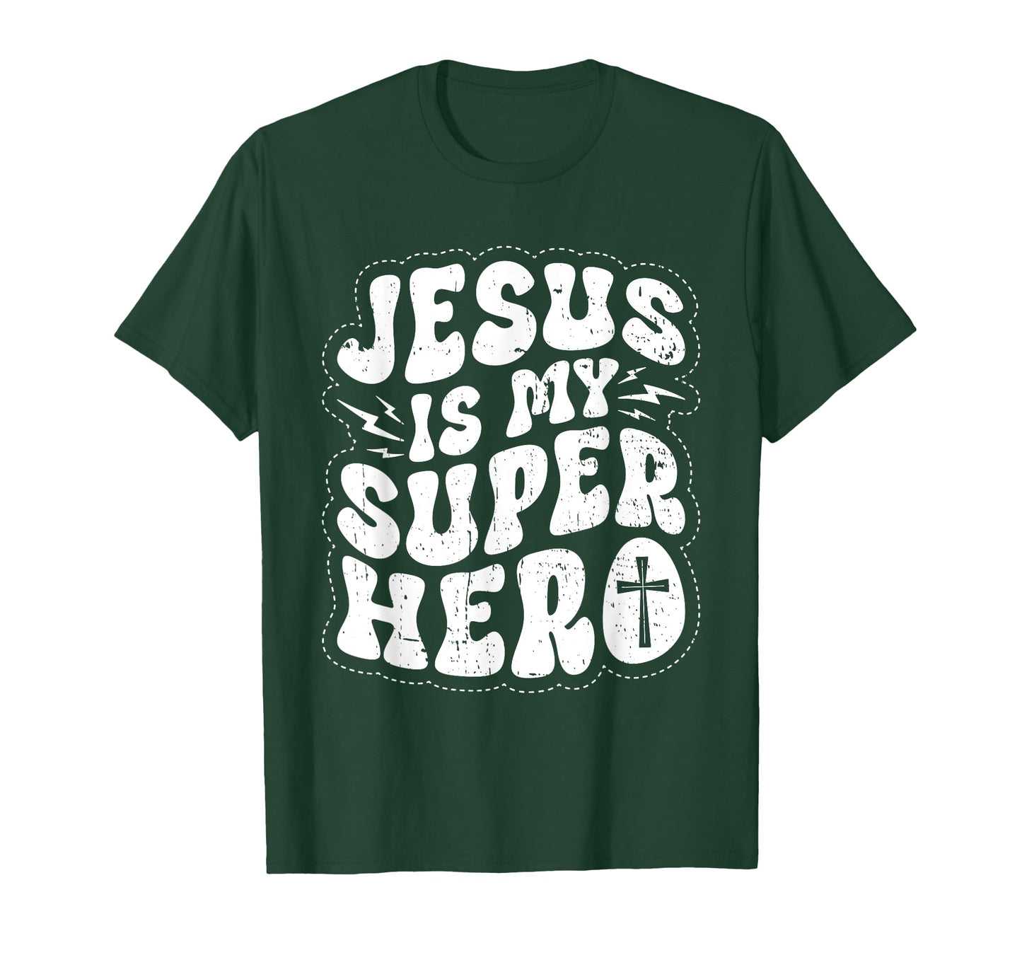 Jesus is My Superhero - Christian Religious T-Shirt