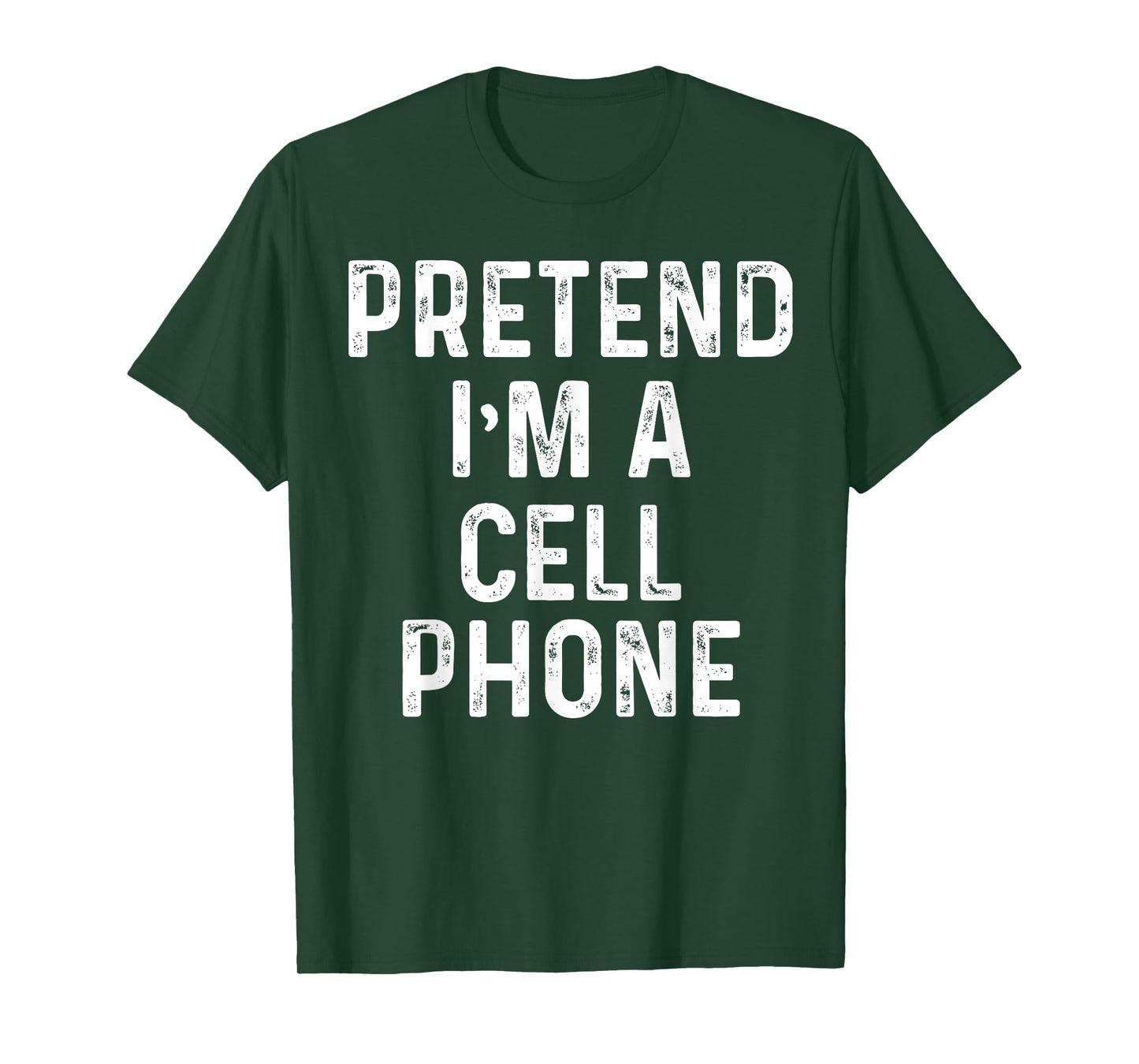 Pretend Im A Cell Phone Costume Funny Costume phone T-Shirt