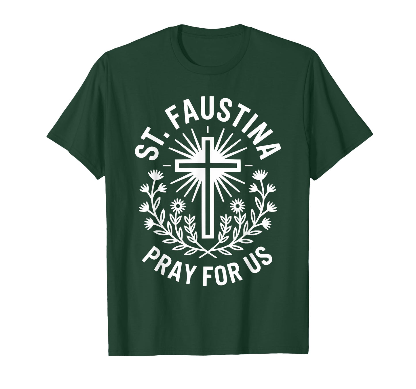 St. Faustina Prayer Devotional Catholic Faith T-Shirt