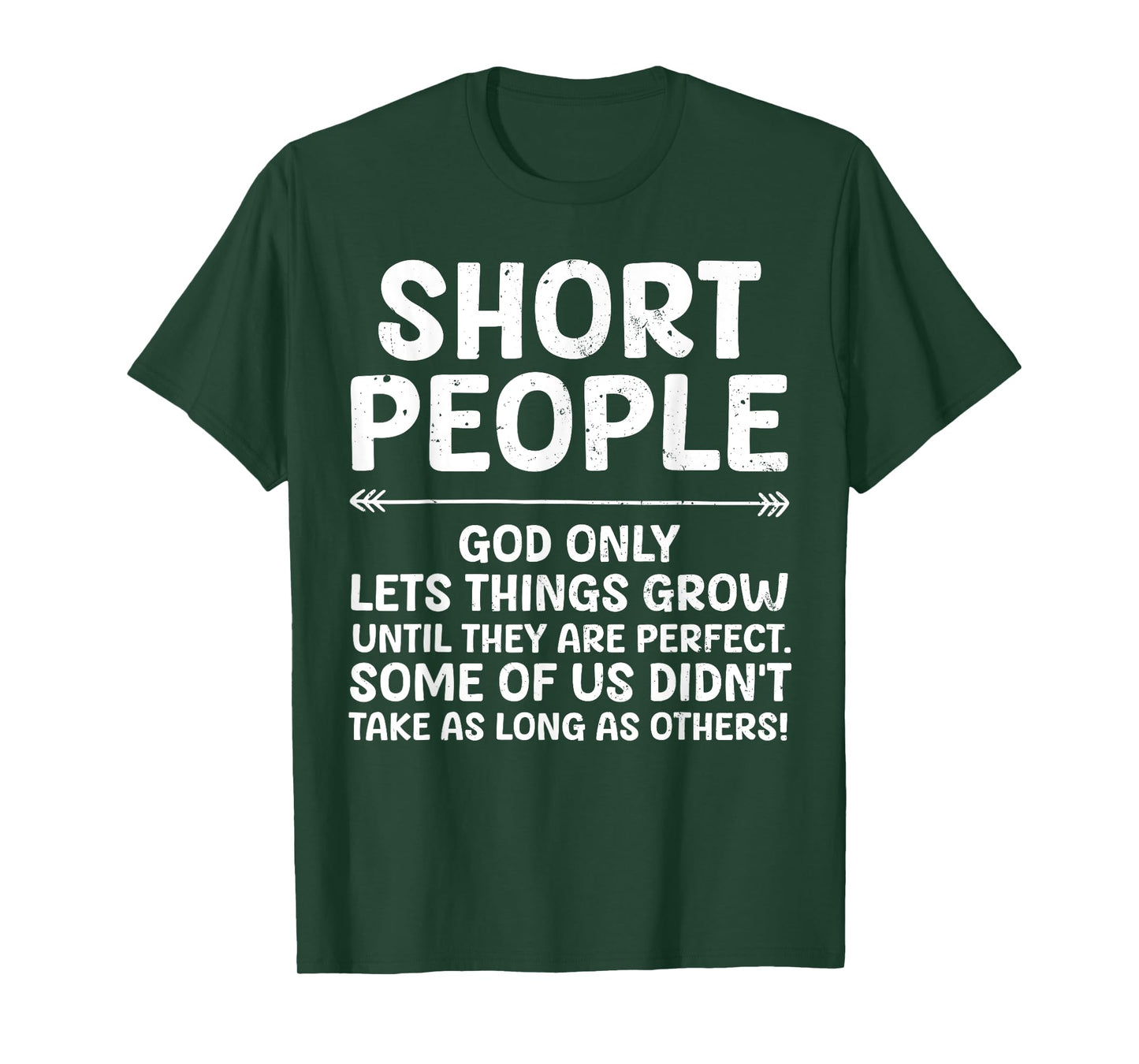 Funny Short People Art For Men Women Short Girl Short People T-Shirt