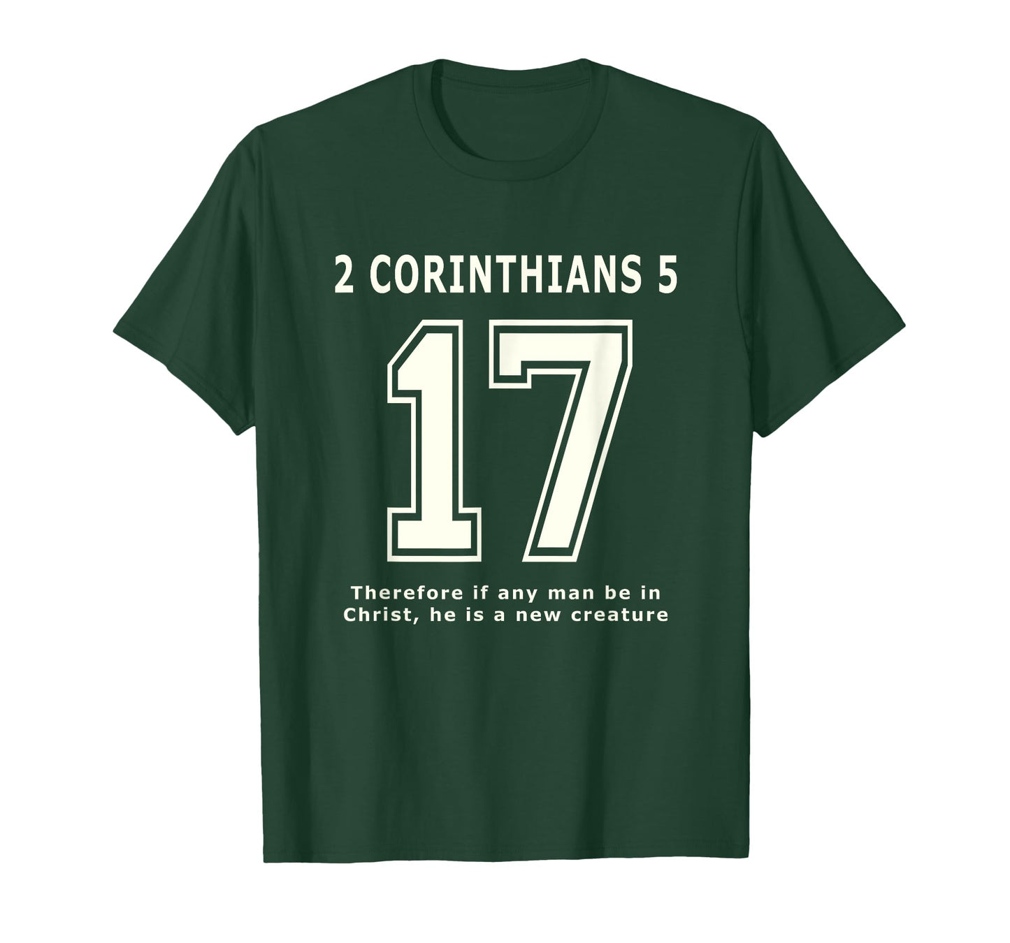 2 Corinthians 17 Team Sports Bible Verse Christian Jersey T-Shirt