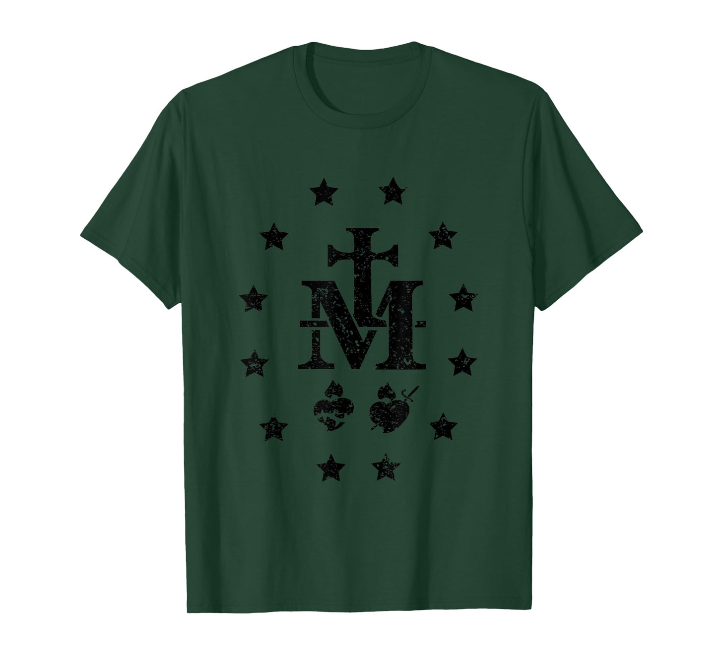 Miraculous Medal Unique Among All Medals Catholic Print T-Shirt