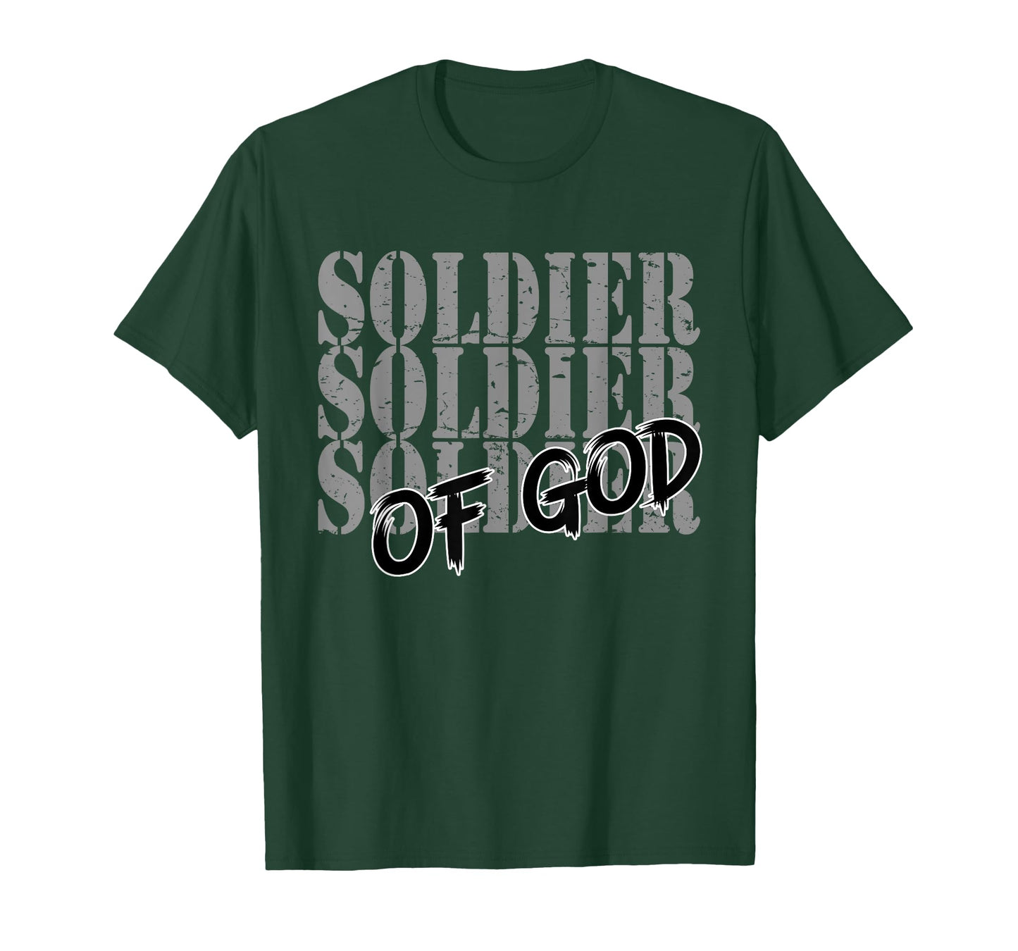 Soldier Of God Religious Men Women Of Faith In Jesus Christ T-Shirt