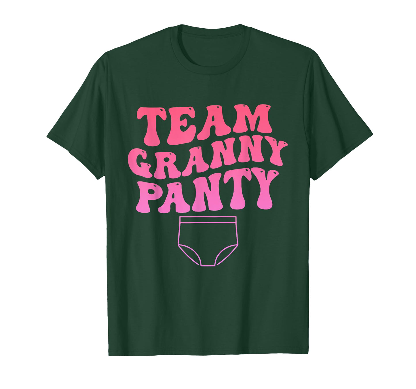 Team Granny Panty Funny Design T-Shirt