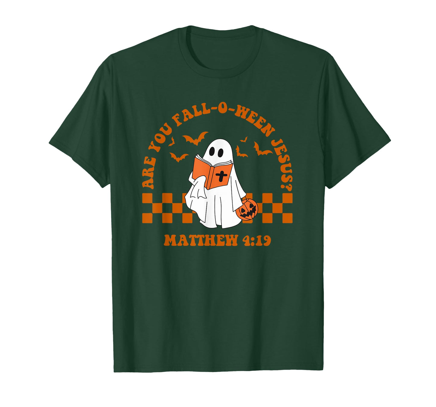 are You Fall-o-ween Jesus Matthew 4:19 Christian Halloween T-Shirt