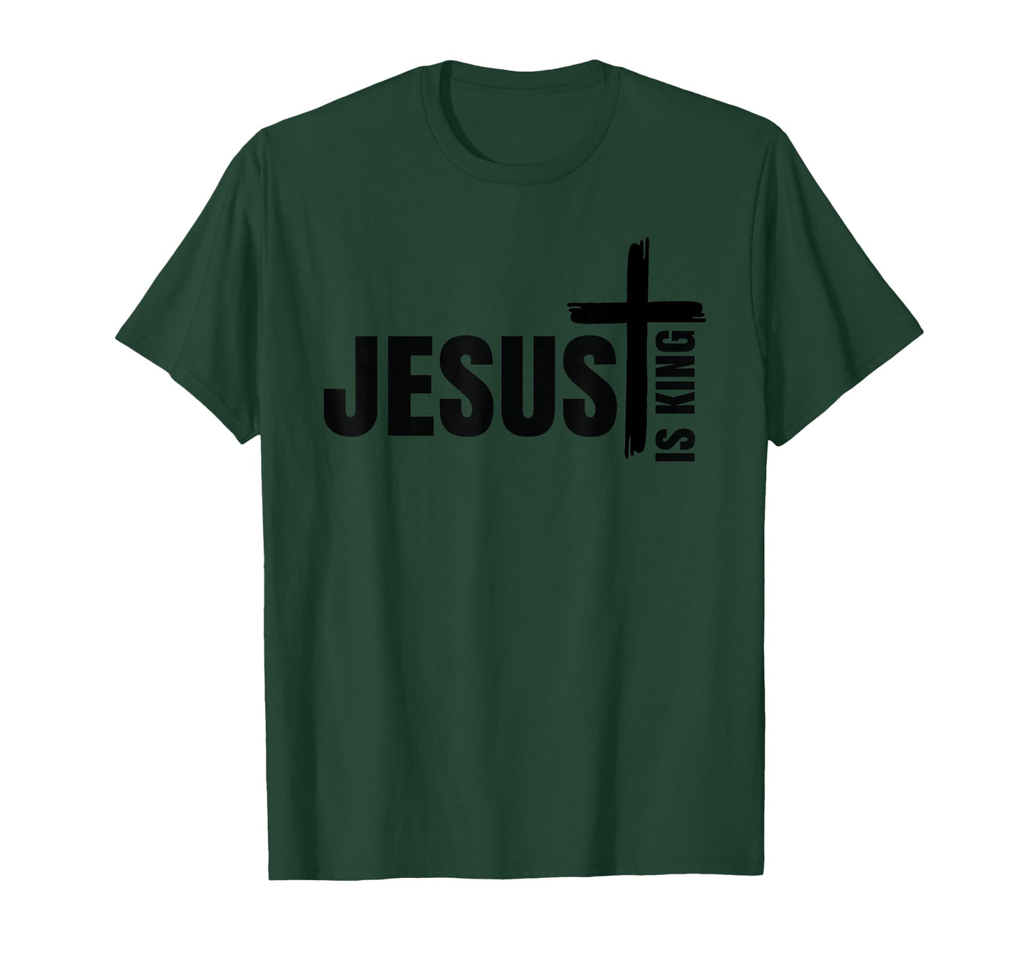 Retro Jesus is King Christian - Bible Verse Faith Religious T-Shirt