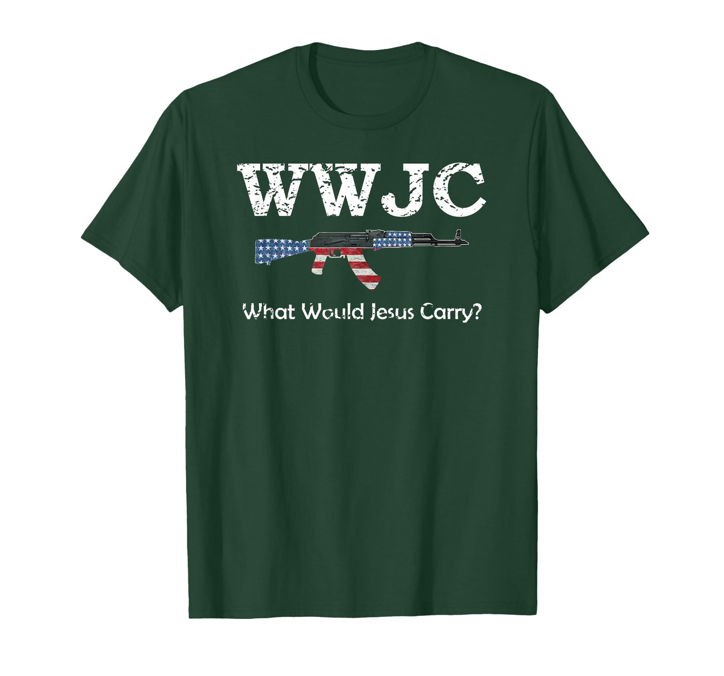 Funny "What Would Jesus Carry?" Pro Gun 2nd Amendment shirt T-Shirt