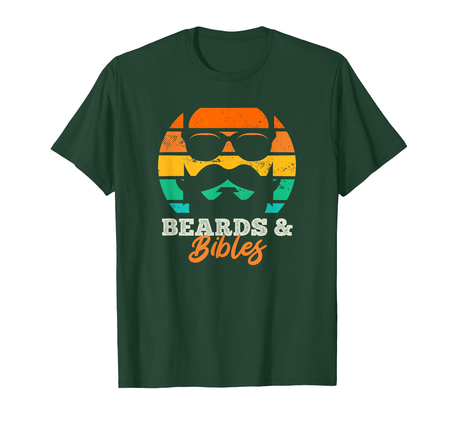 Beards & Bibles Funny Beard Christian T-Shirt
