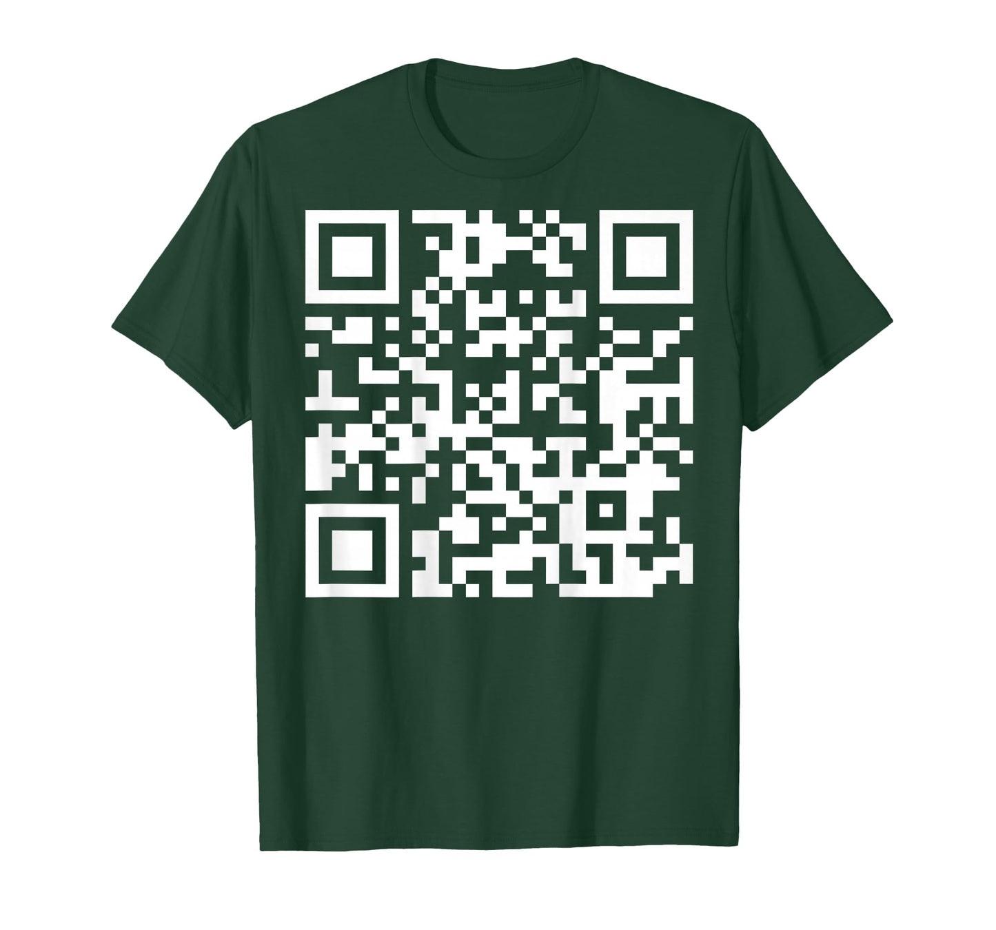 (On Back) Funny QR Fck Off Code Saying Quote For Men Women T-Shirt