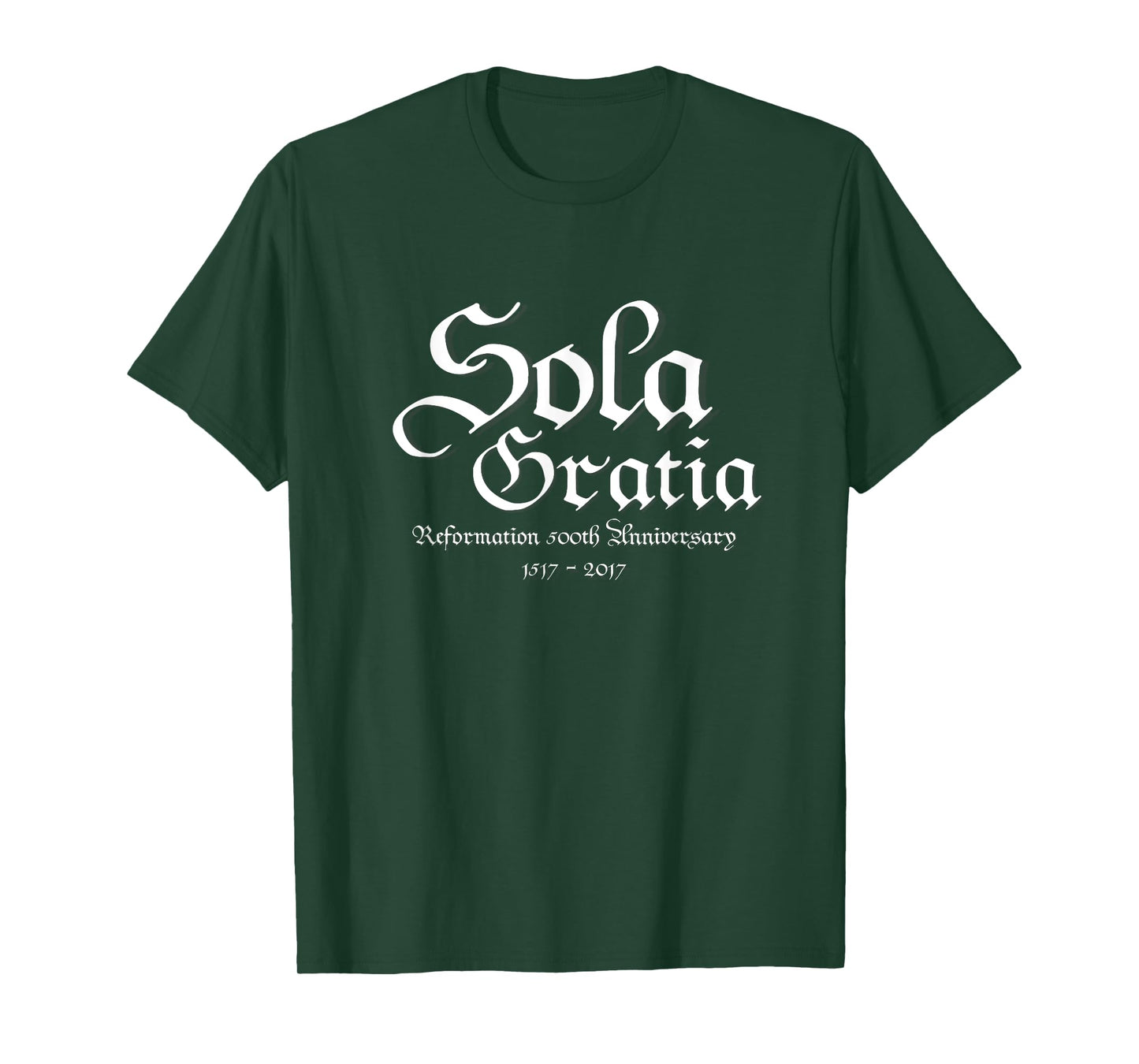 Sola Gratia 500th Anniversary Reformation T-shirt / Tee T-Shirt